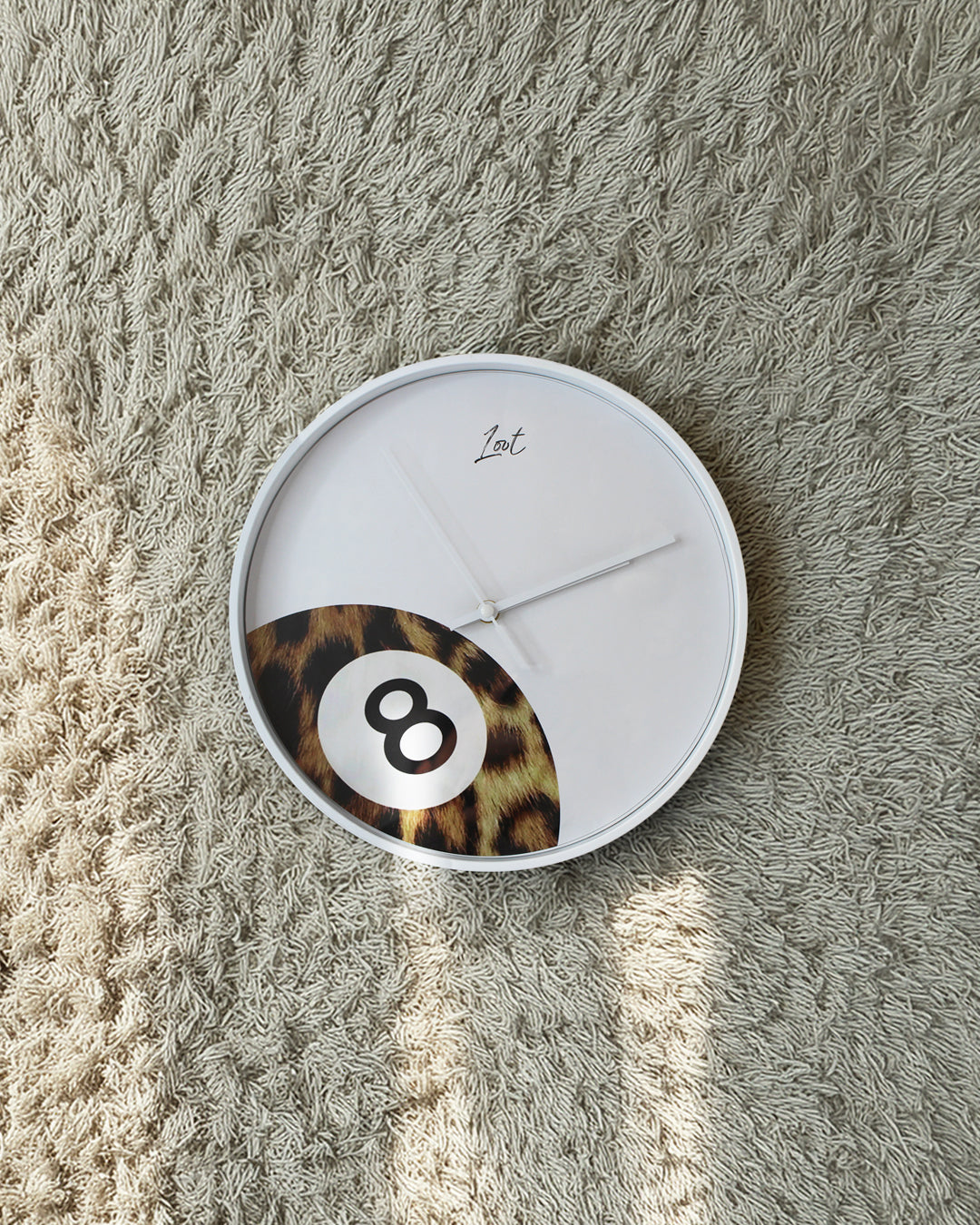 Wild Eight Wall Clock