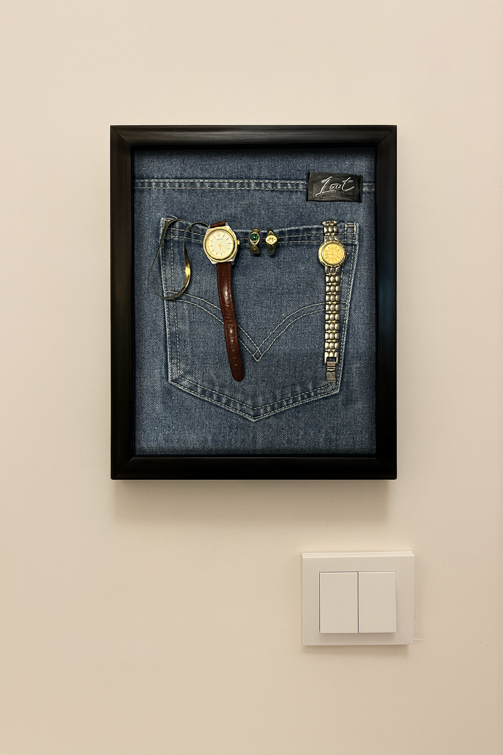Denim Pocket Frame