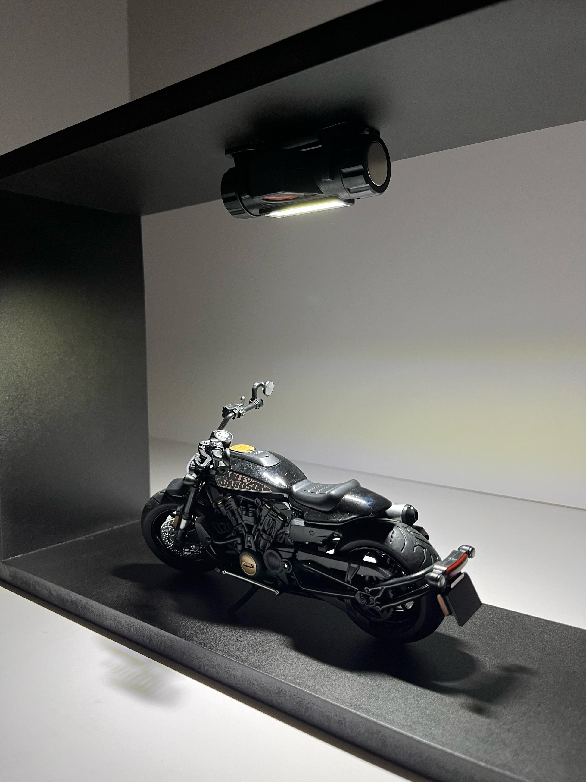 Harley Spotlight Frame Black
