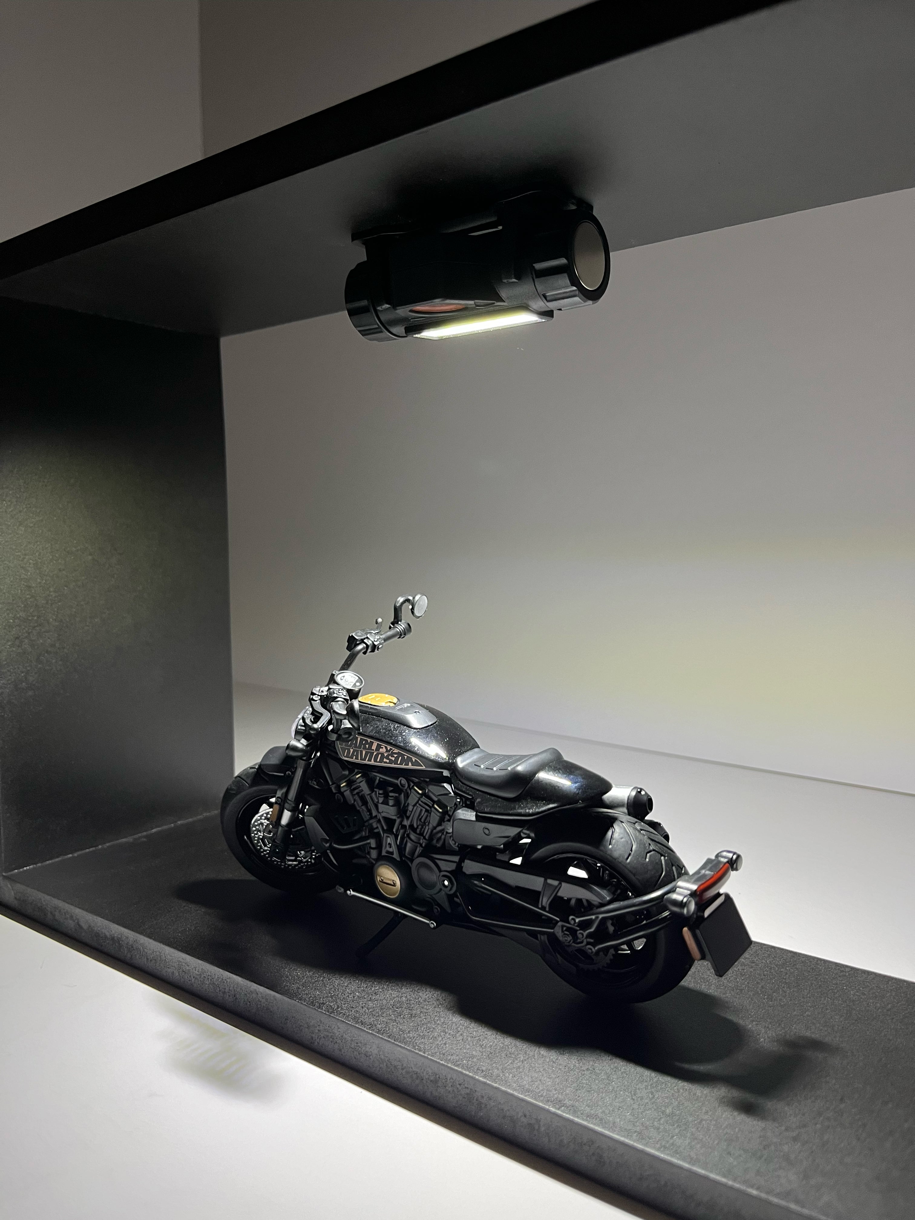 Harley Spotlight Frame Black