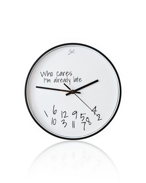 Who Cares Wall Clock