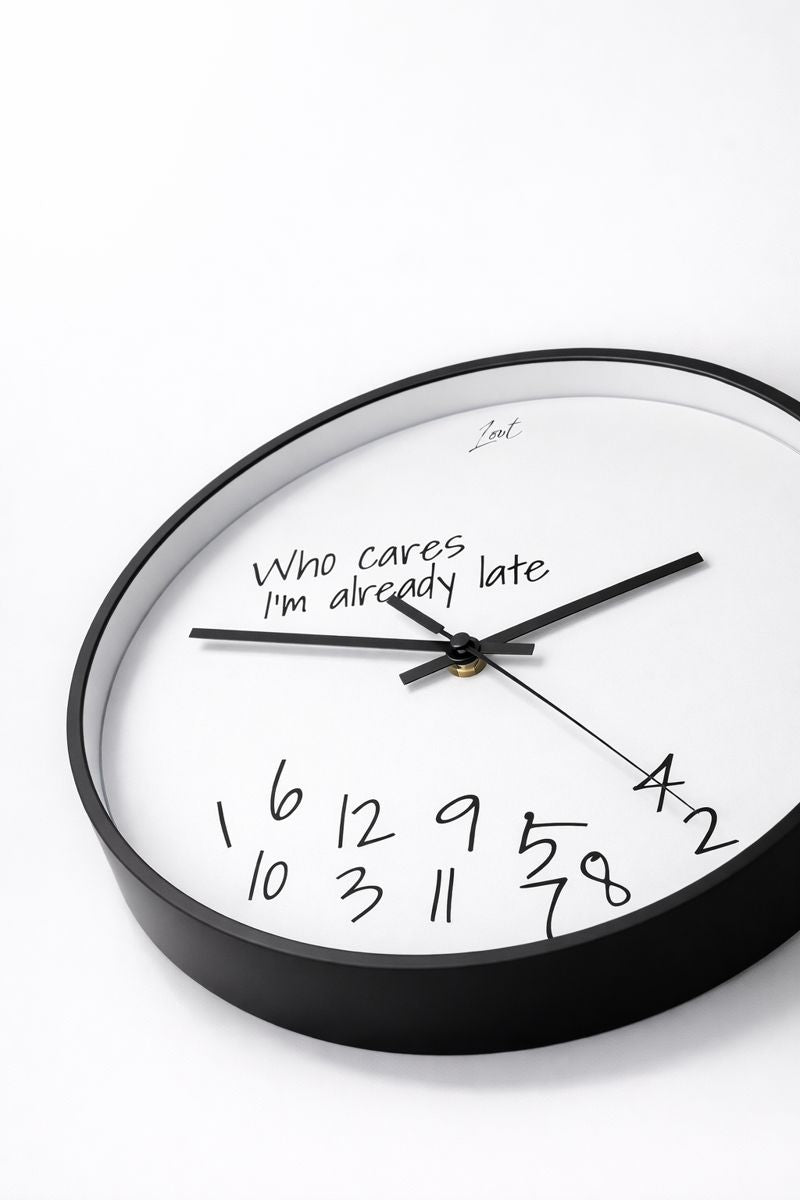 Who Cares Wall Clock
