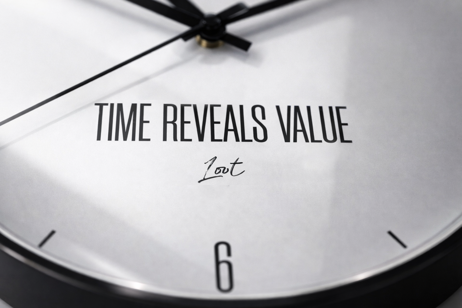 Time's Value Wall Clock