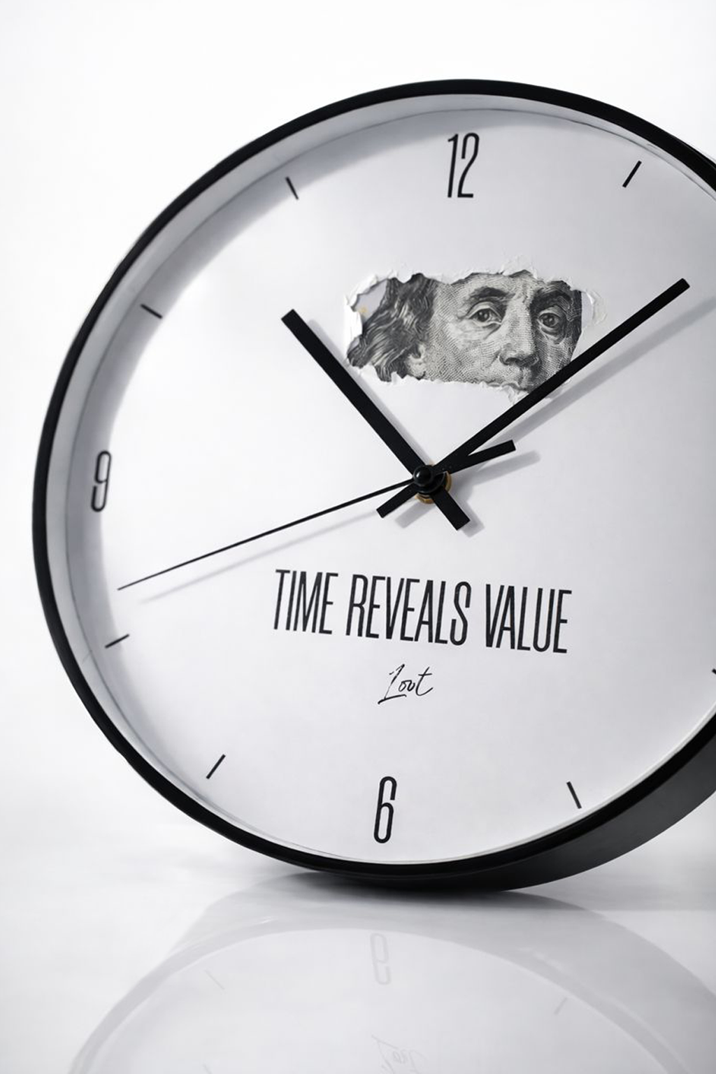 Time's Value Wall Clock