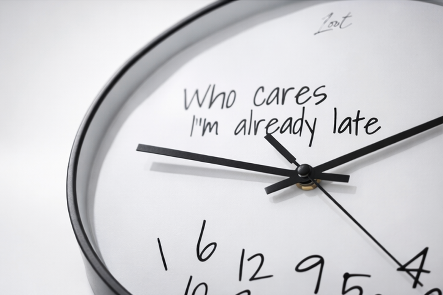 Who Cares Wall Clock