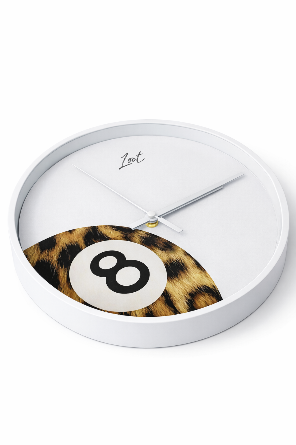 Wild Eight Wall Clock